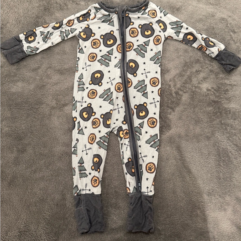 Forest Black Bear Bamboo Sleeper